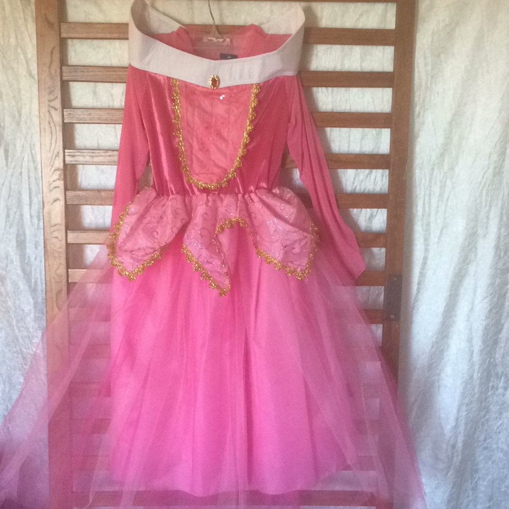Princess Aurora 👑Sleeping Beauty Dress 7-8 NWT